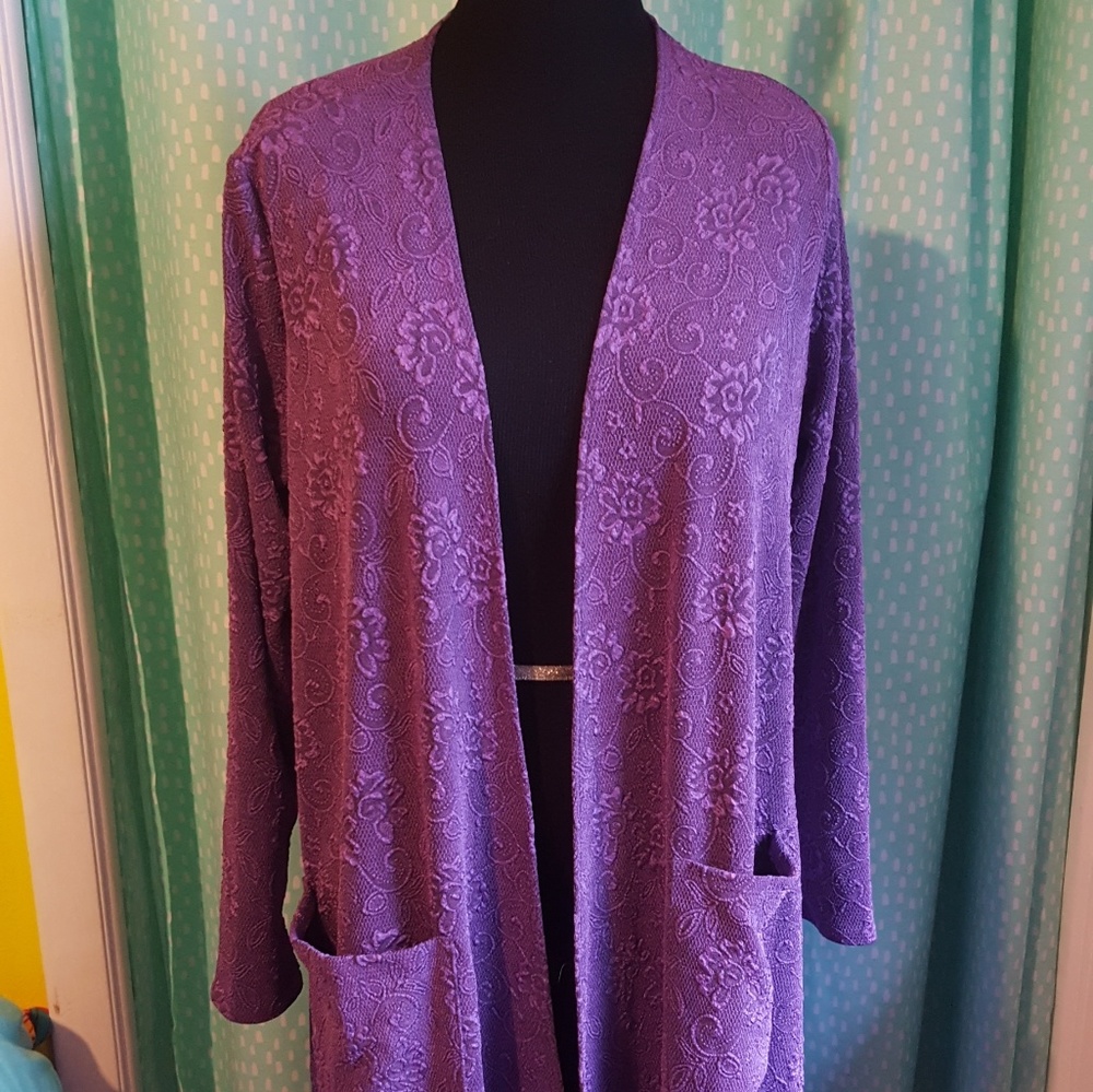 LuLaRoe Purple Lace Sarah M